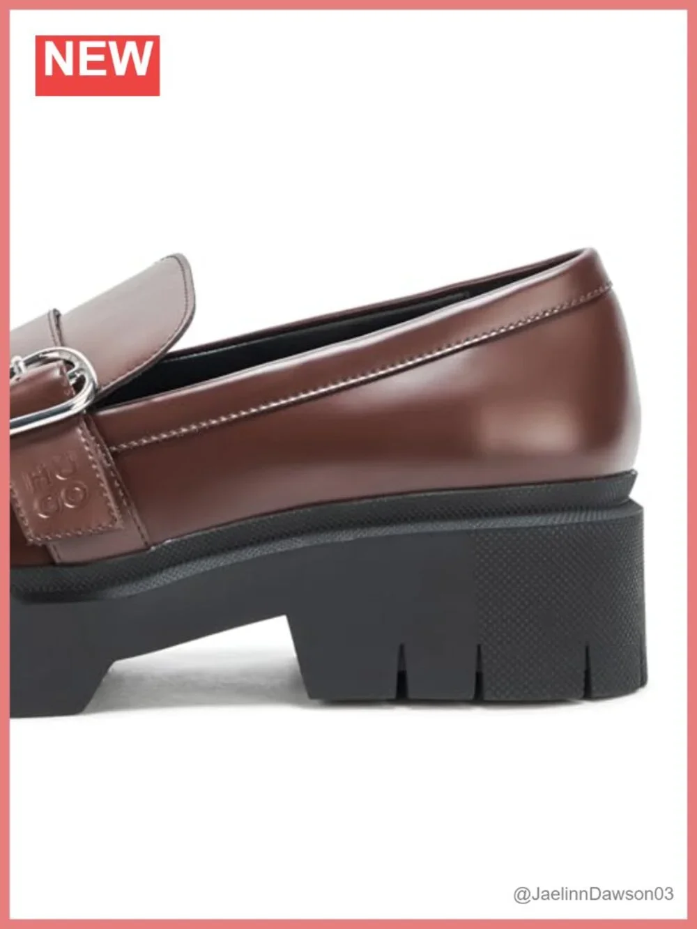 Chunky Platform Loafers Cushioned Pull-On Shoes
